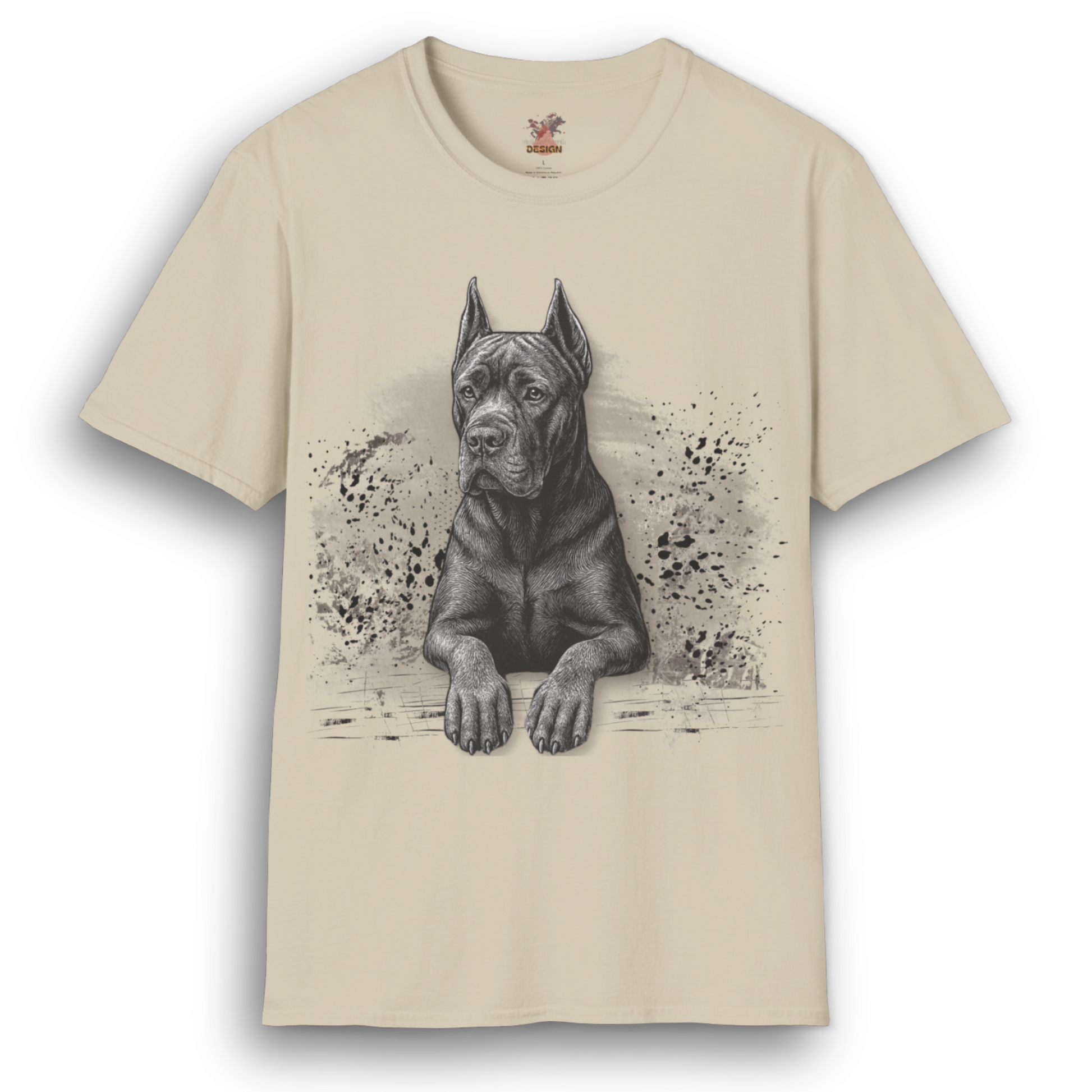 Cane Corso Sketch T-Shirt – Minimalist Dog Art | Unisex Tee