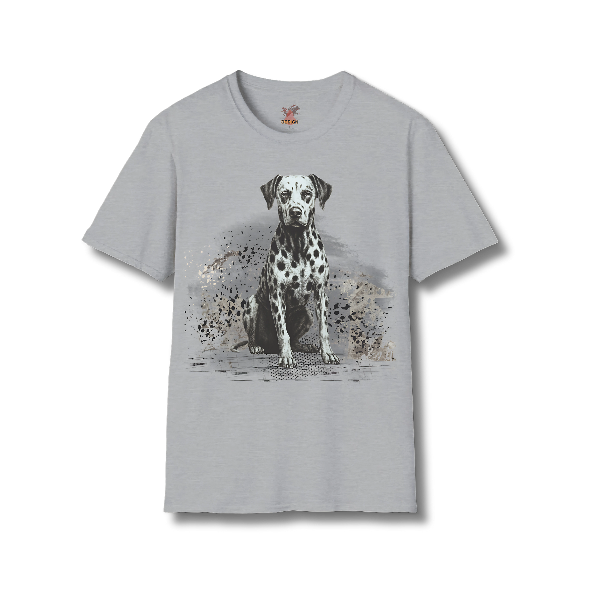 Dalmatian Ink T-Shirt – Artistic Dog Sketch Tee | Dogs in Ink Series