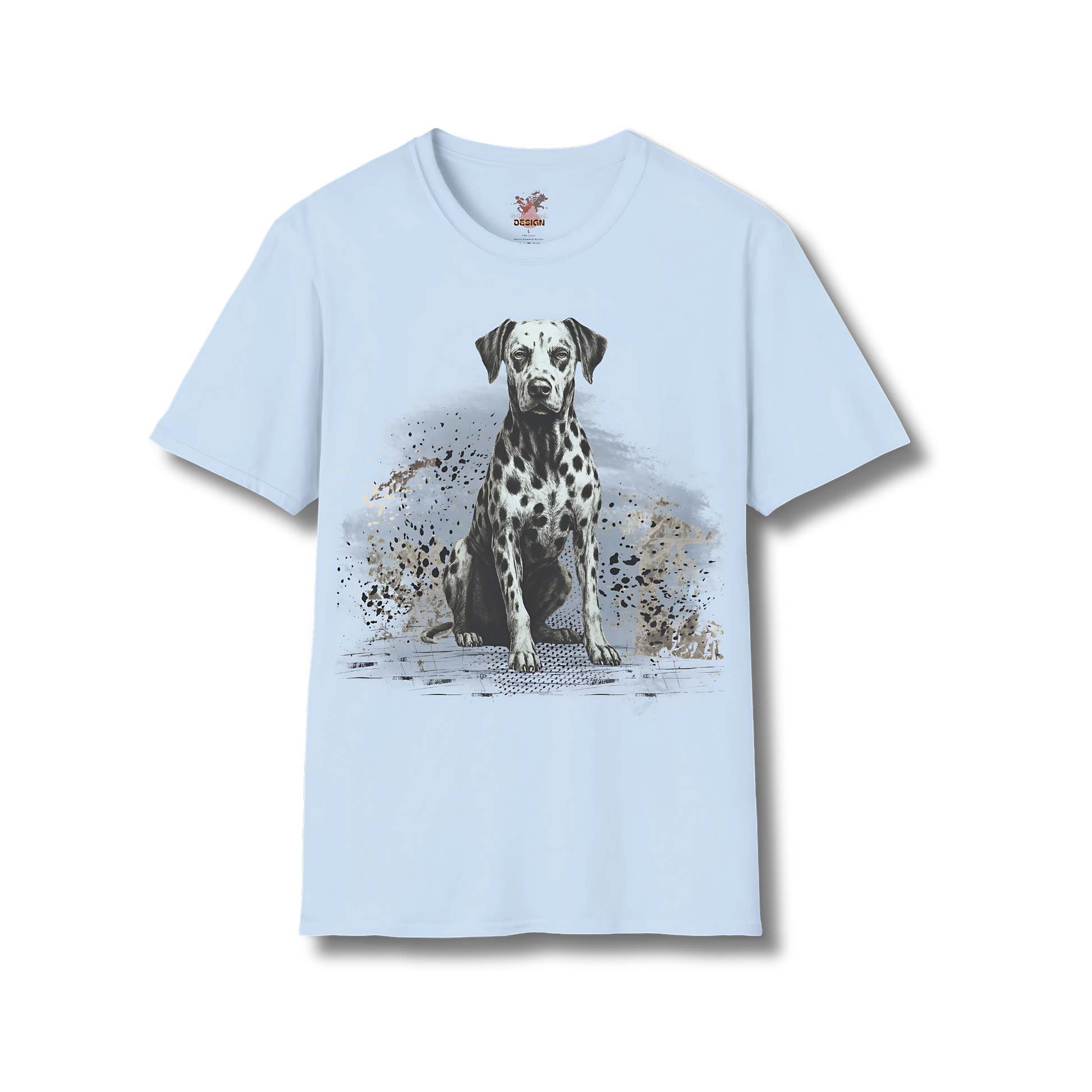Dalmatian Ink T-Shirt – Artistic Dog Sketch Tee | Dogs in Ink Series