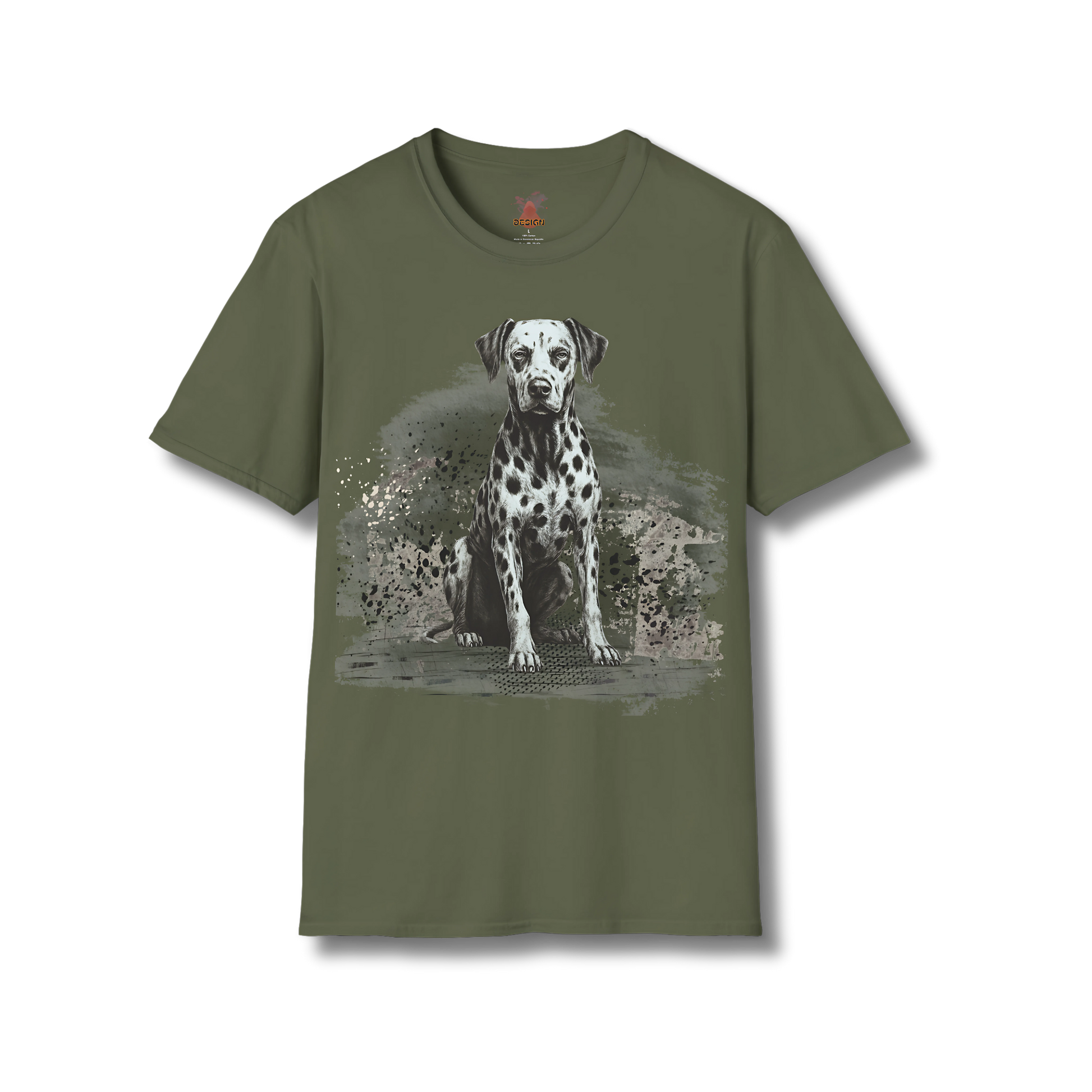 Dalmatian Ink T-Shirt – Artistic Dog Sketch Tee | Dogs in Ink Series
