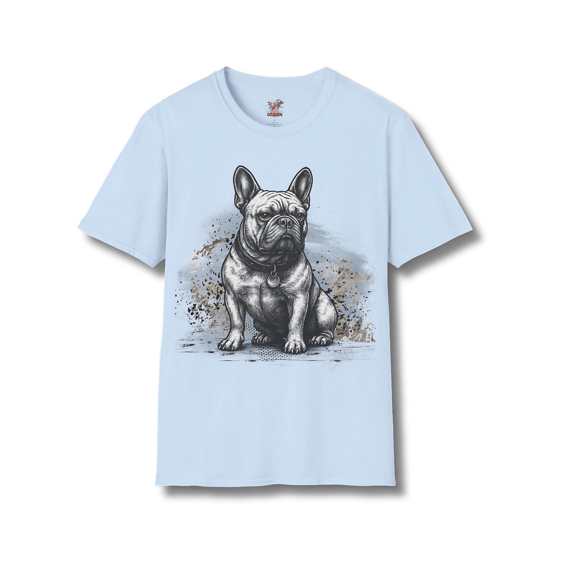 French Bulldog Tattoo T-Shirt – Artistic Dog Lover Shirt | Unisex Fit