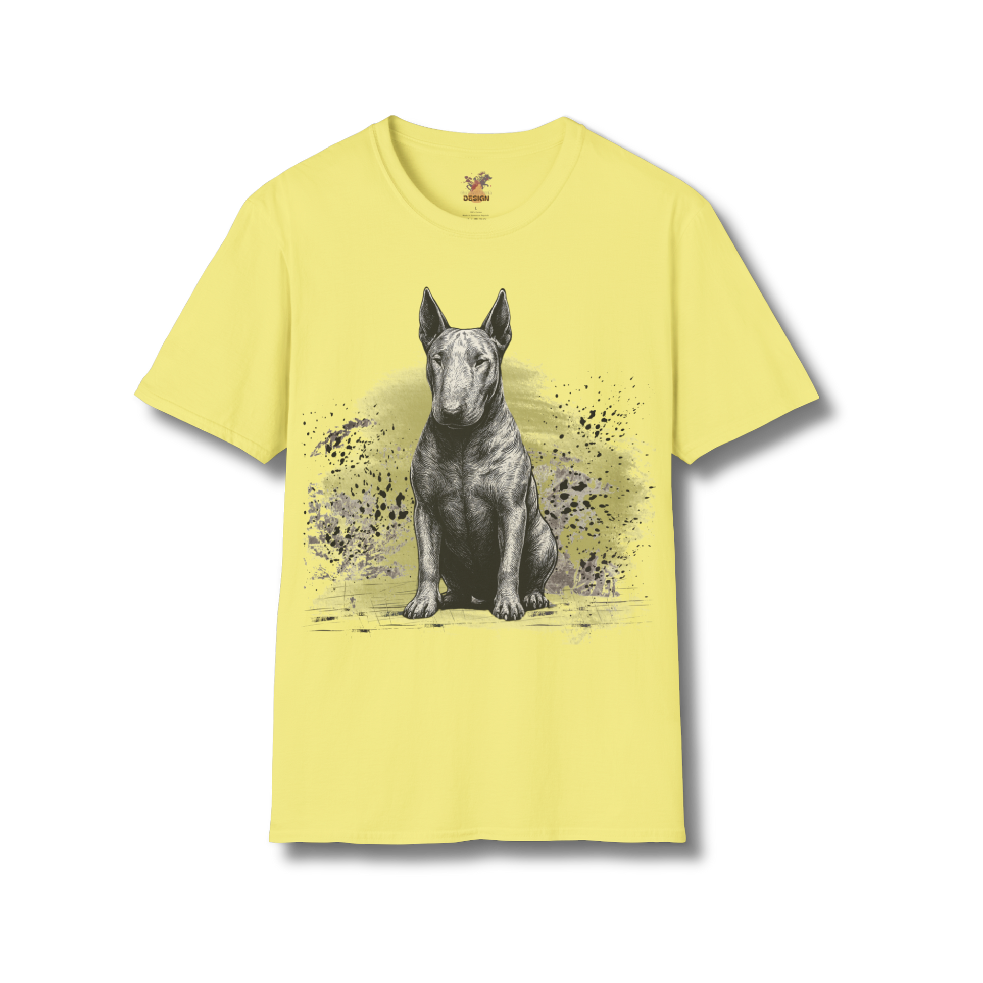 English Bull Terrier T-Shirt – Artistic Sketch Tee for Dog Lovers