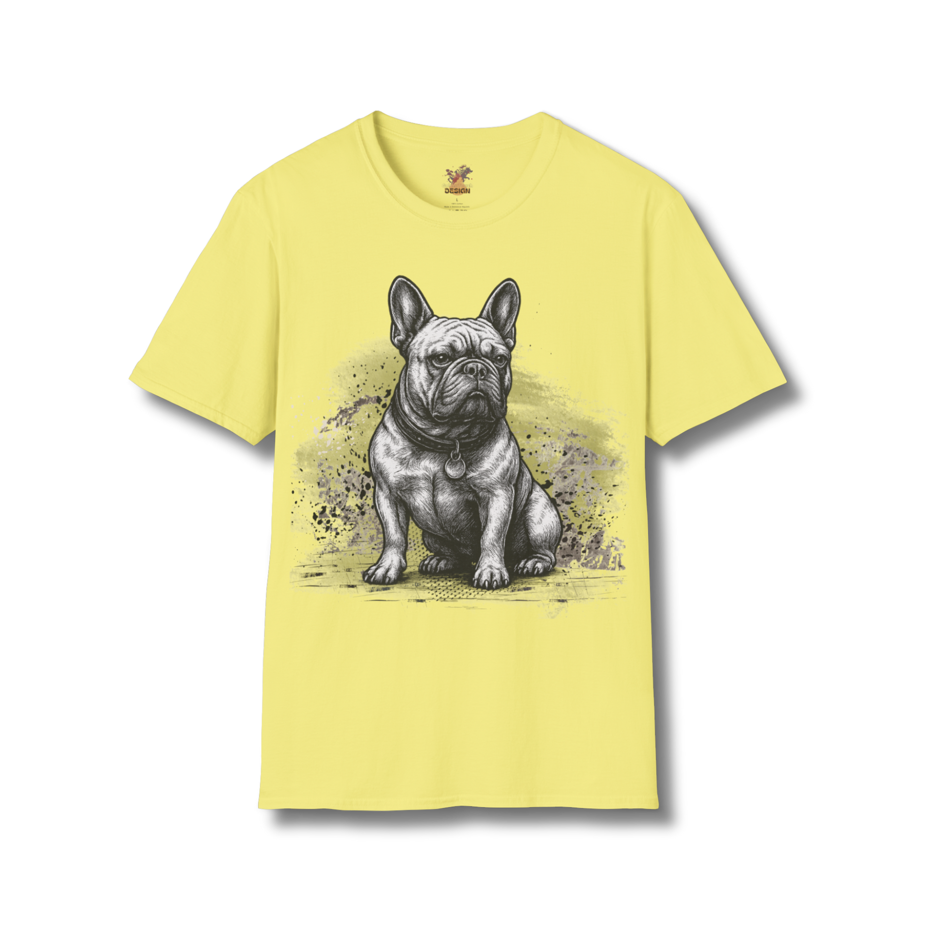 French Bulldog Tattoo T-Shirt – Artistic Dog Lover Shirt | Unisex Fit