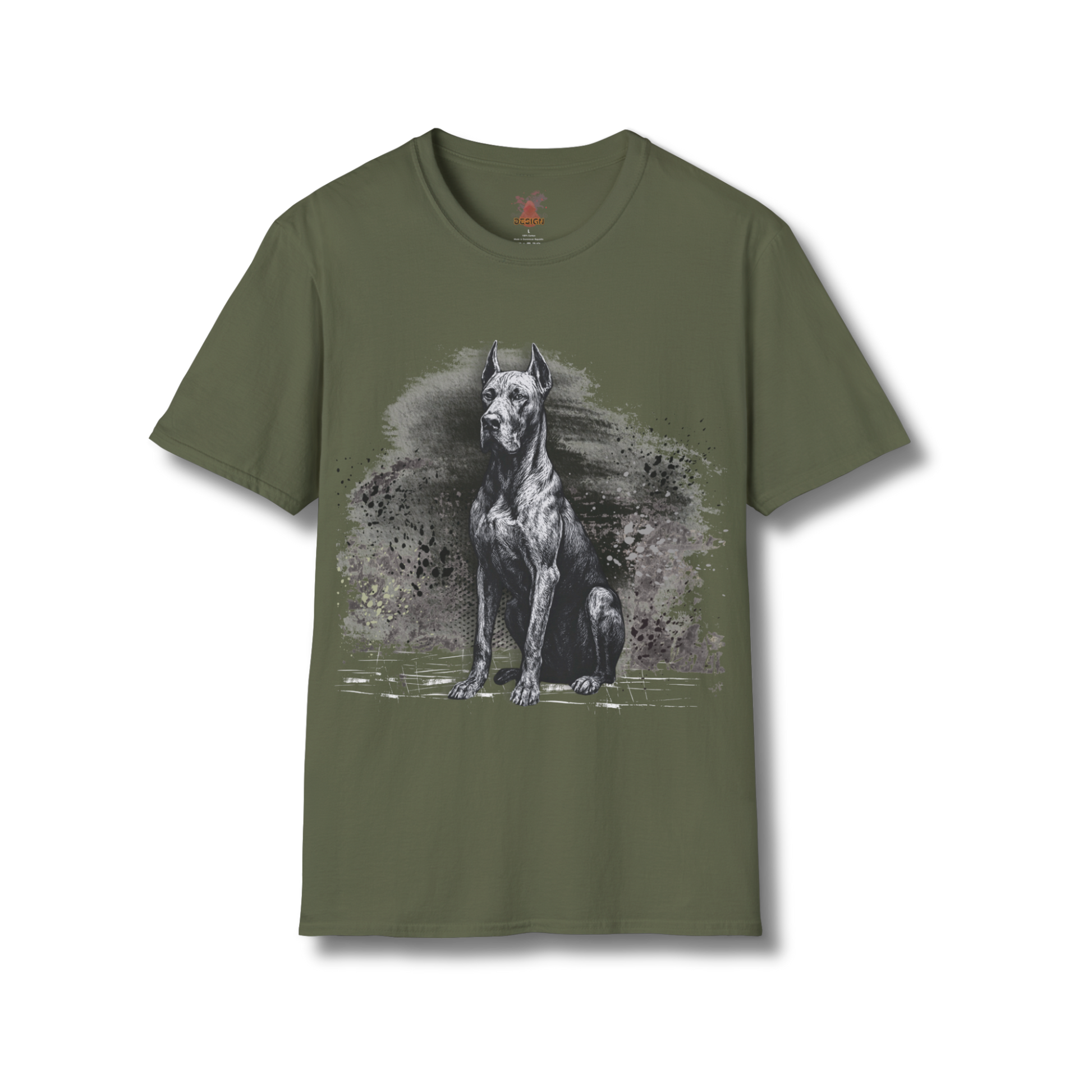 Great Dane Dog T-Shirt – Ink Sketch Tee | Dogs in Ink Series