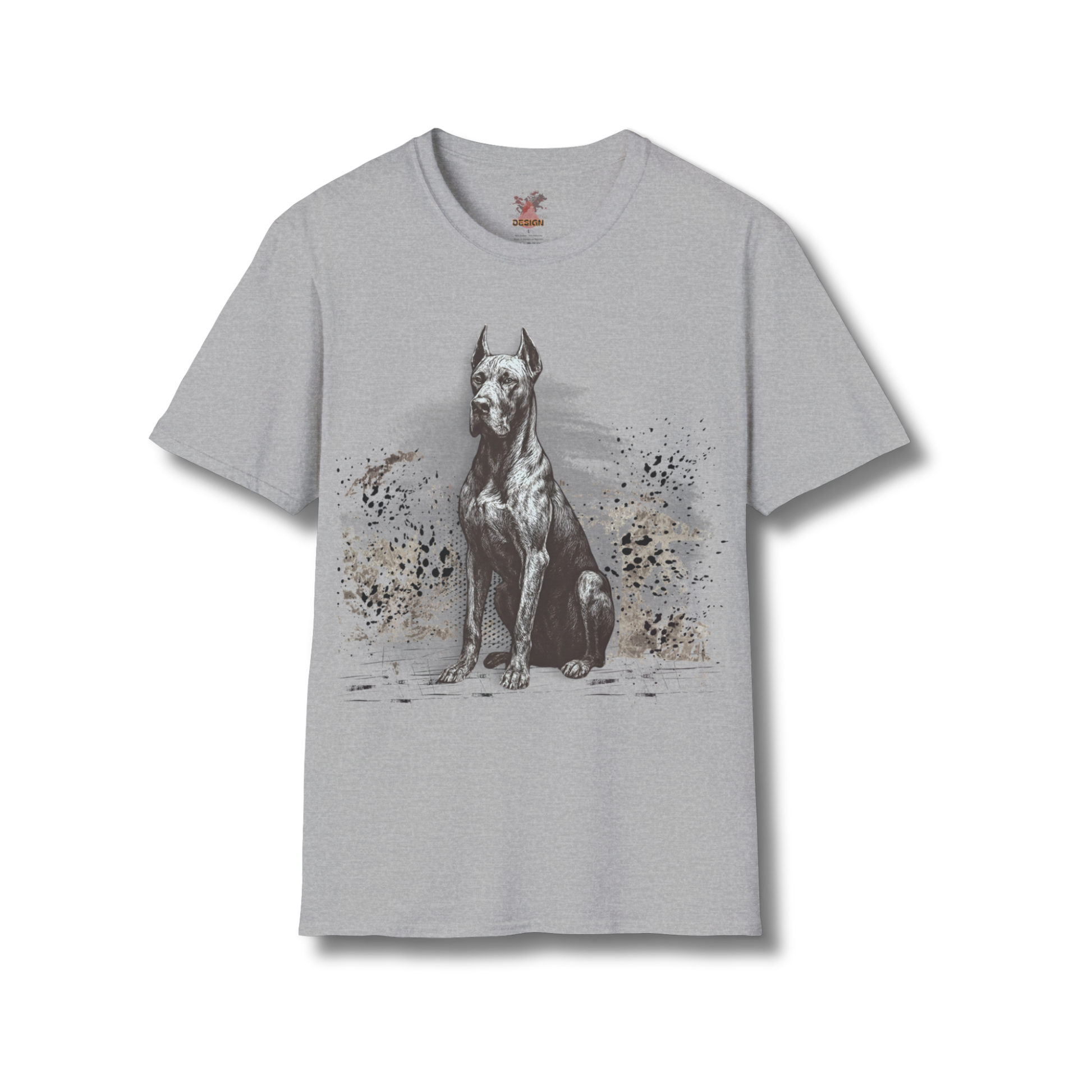 Great Dane Dog T-Shirt – Ink Sketch Tee | Dogs in Ink Series