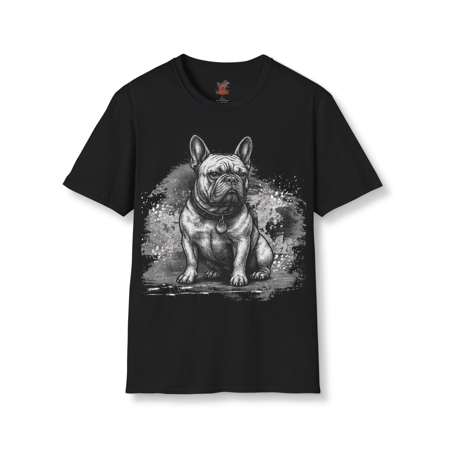 French Bulldog Tattoo T-Shirt – Artistic Dog Lover Shirt | Unisex Fit