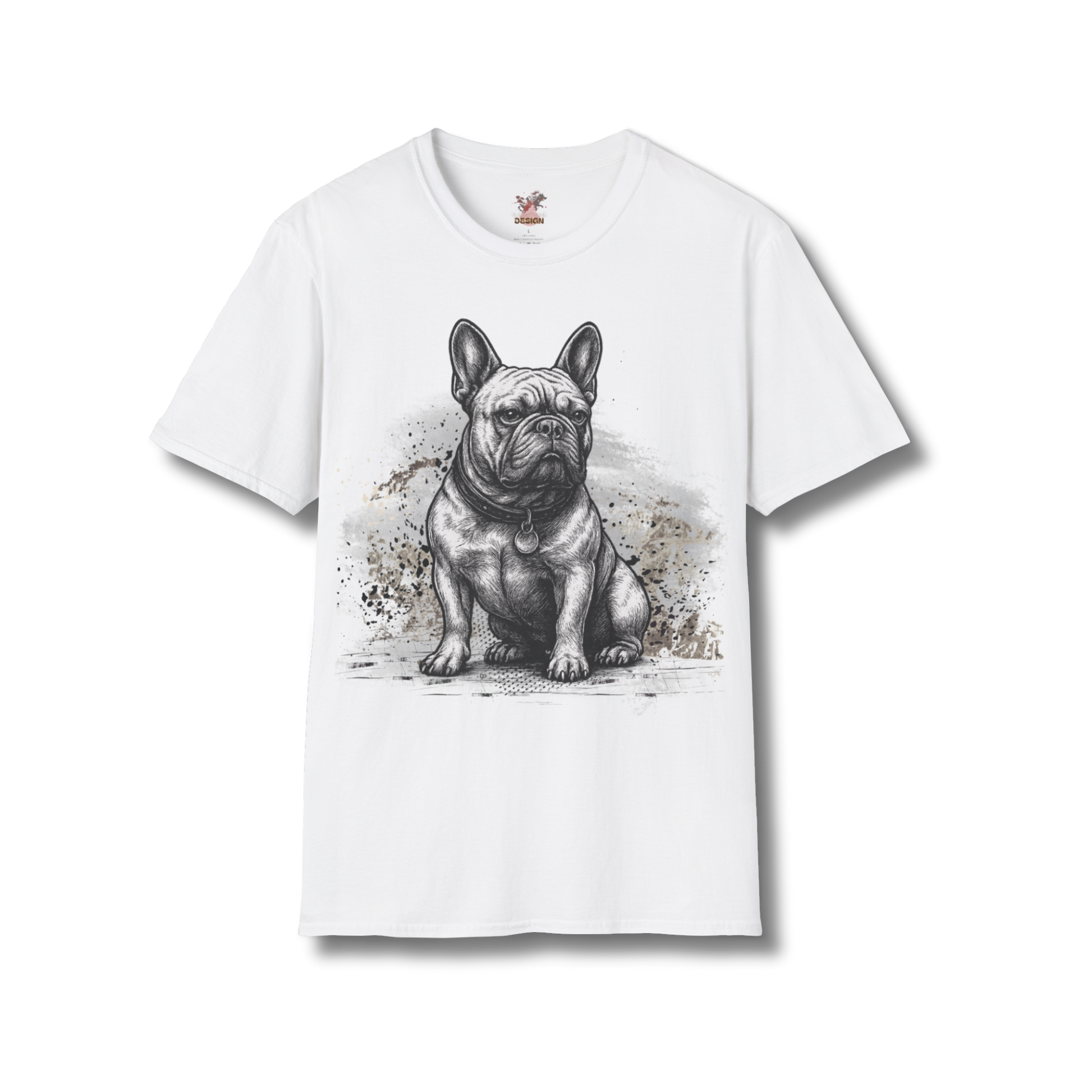 French Bulldog Tattoo T-Shirt – Artistic Dog Lover Shirt | Unisex Fit