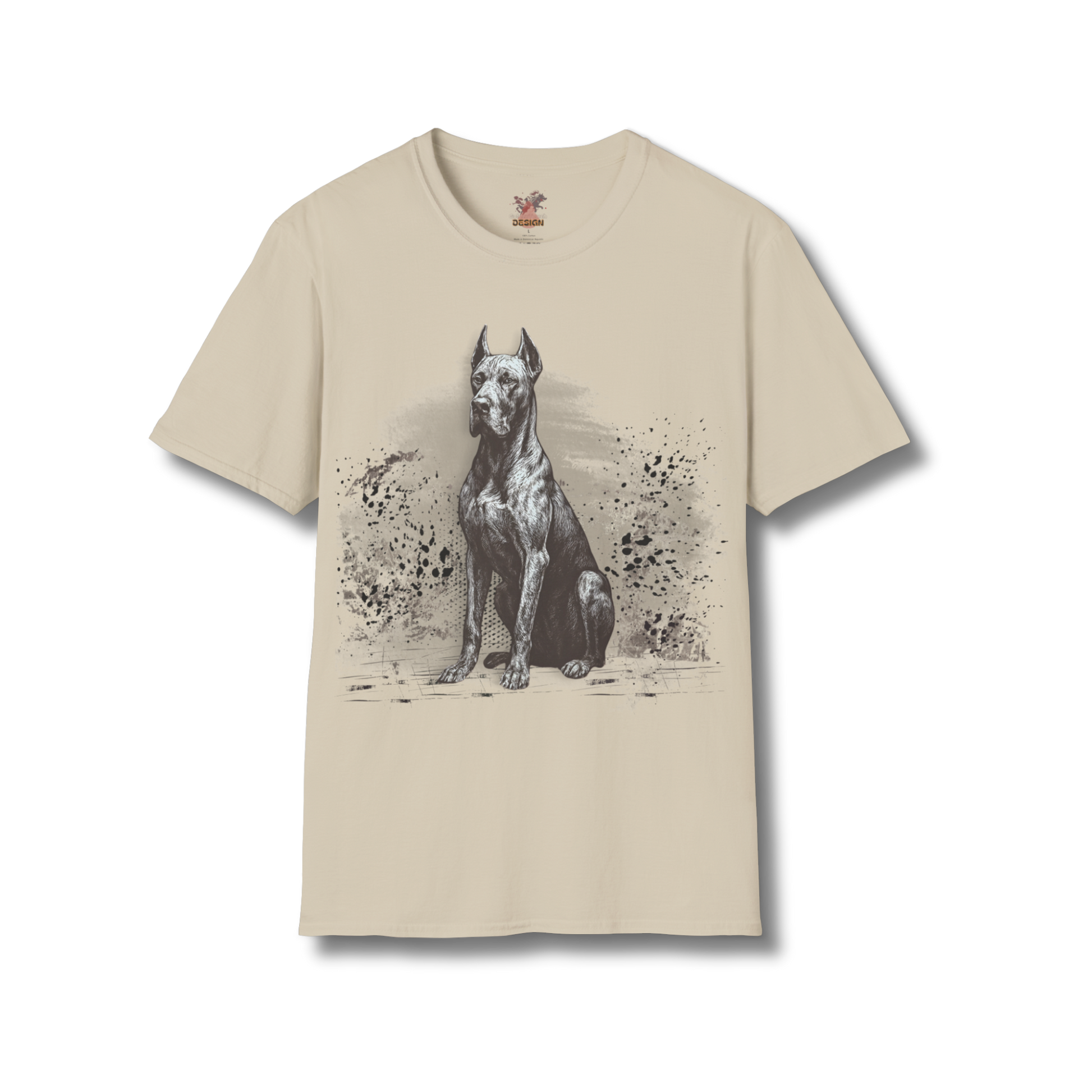 Great Dane Dog T-Shirt – Ink Sketch Tee | Dogs in Ink Series