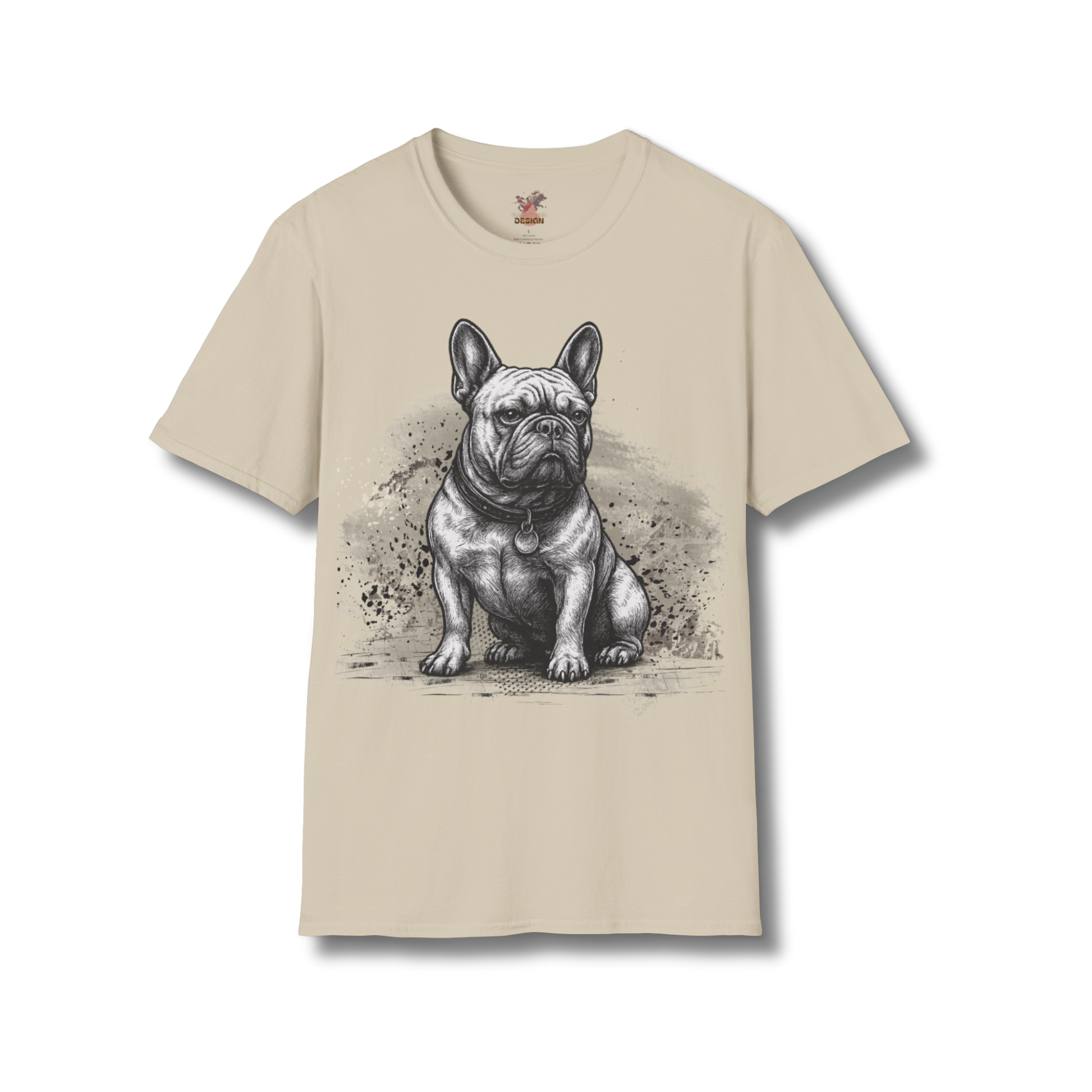 French Bulldog Tattoo T-Shirt – Artistic Dog Lover Shirt | Unisex Fit