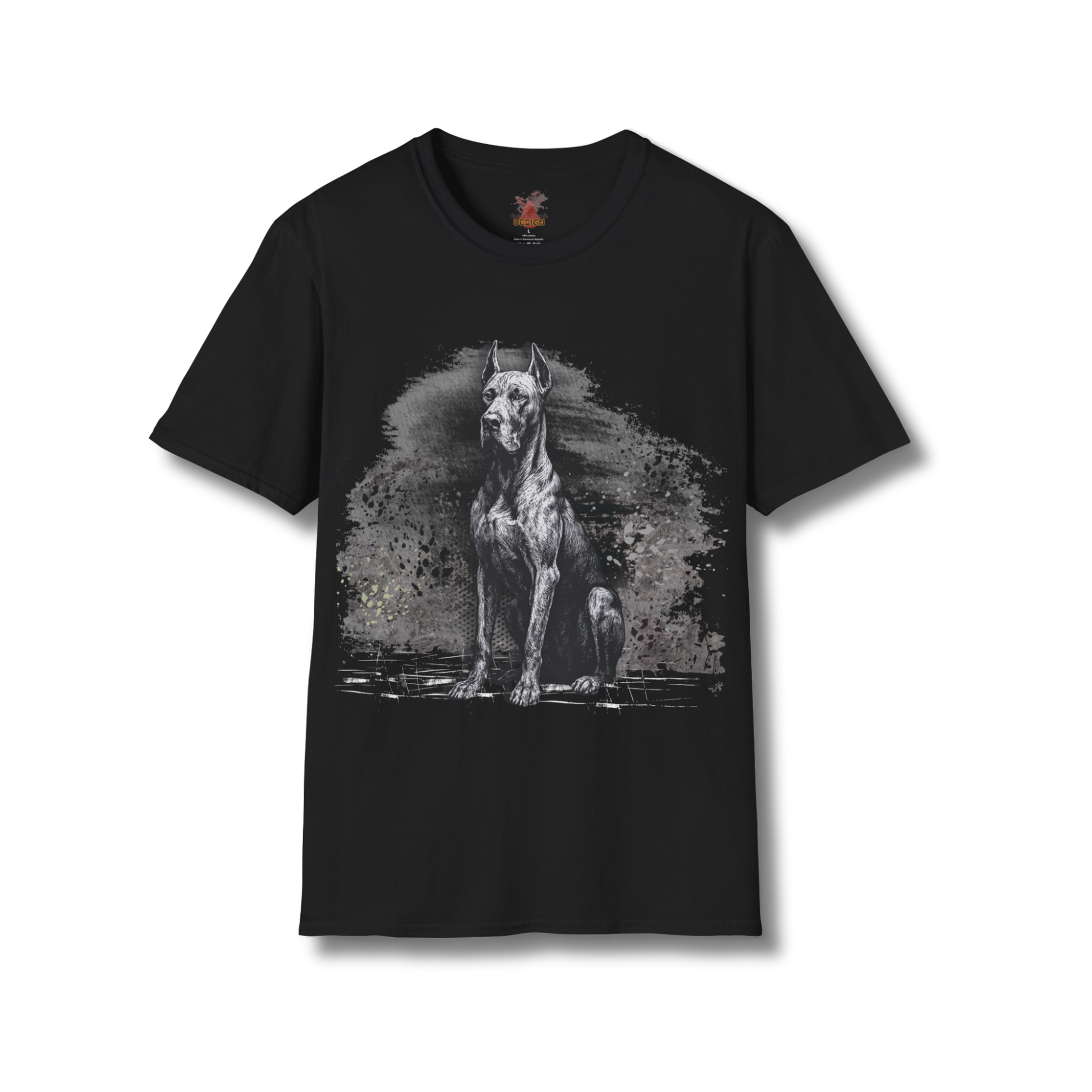 Great Dane Dog T-Shirt – Ink Sketch Tee | Dogs in Ink Series