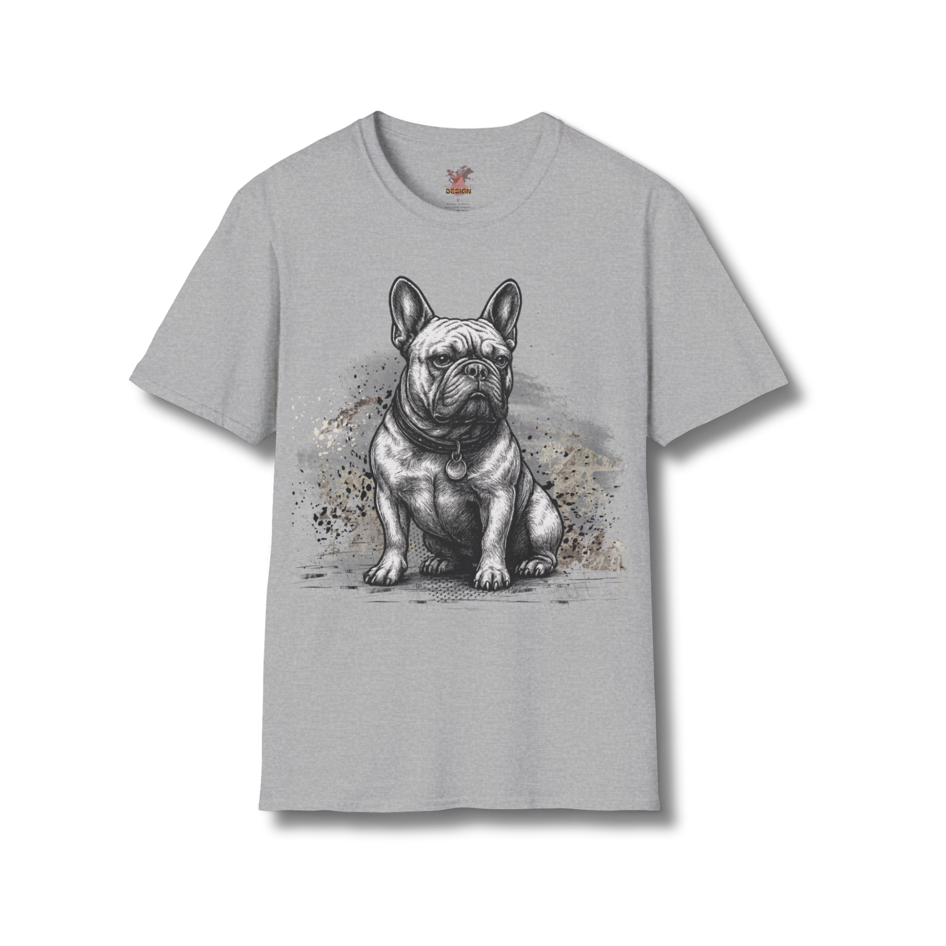 French Bulldog Tattoo T-Shirt – Artistic Dog Lover Shirt | Unisex Fit