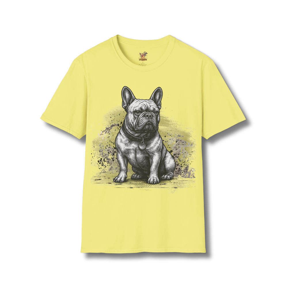 French Bulldog Tattoo T-Shirt – Artistic Dog Lover Shirt | Unisex Fit