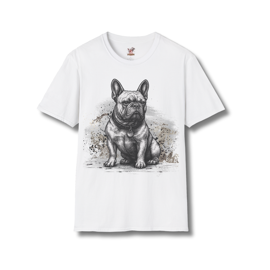 French Bulldog Tattoo T-Shirt – Artistic Dog Lover Shirt | Unisex Fit