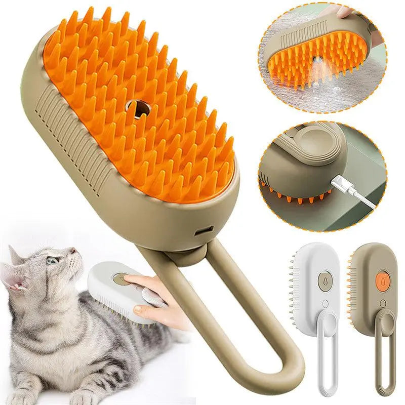 Cat Electric Grooming Spritz Comb GOLDENTOUCH