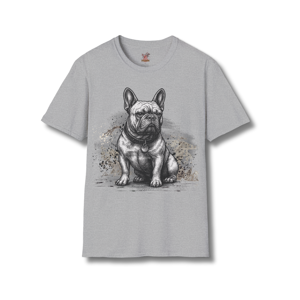 French Bulldog Tattoo T-Shirt – Artistic Dog Lover Shirt | Unisex Fit