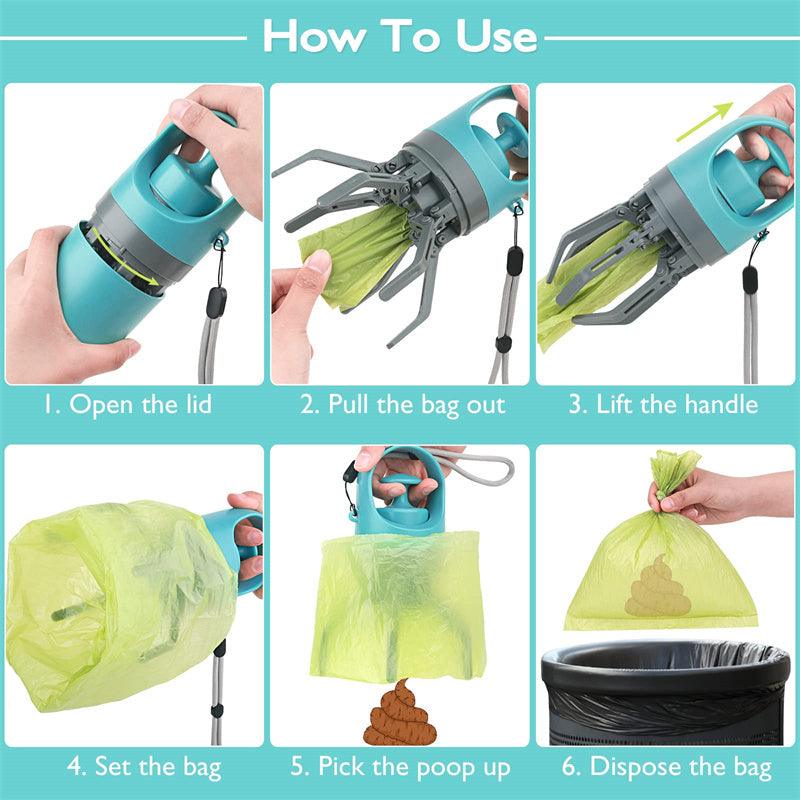 Portable Lightweight Dog Pooper Scooper GOLDENTOUCH