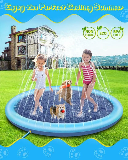 Summer Splash Fun: Kids and Pets Water Fountain GOLDENTOUCH